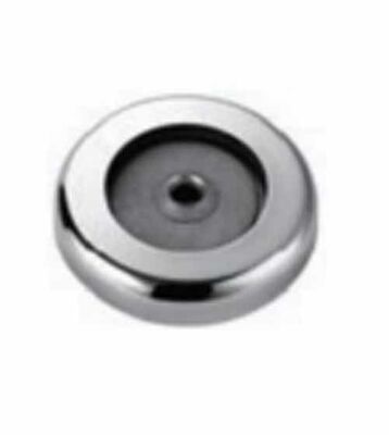 Conector de plástico redondo para corrimão com acabamento acetinado de 12mm, estilo moderno, acessórios para guarda-corpo de varanda e deck externos