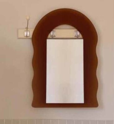 Nova Chegada Decorações de Quarto e Sala de Estar Espelho Estético de Corpo Inteiro Coelho de Pelúcia Espelho de Corpo Inteiro