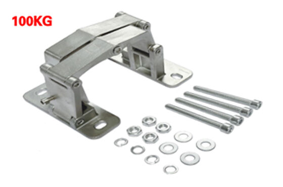 Modern Design Hinge Invisível 50Kg Capacidade Tubos Poço Porta Mobiliário Hardware para cozinha Quarto de cama exterior Hotel Sala de estar