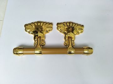 Punhos plásticos do caixão dos acessórios do caixão da cor do ouro para decorar caixões